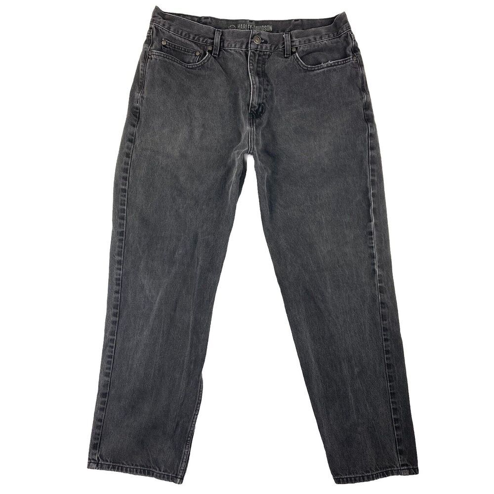 Harley-Davidson Jeans‎ Mens Black Size 38x32 (36x31 Measured)
